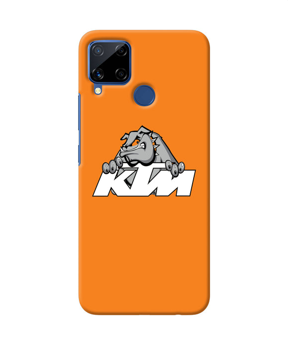 Ktm Dog Logo Realme C15 Back Cover