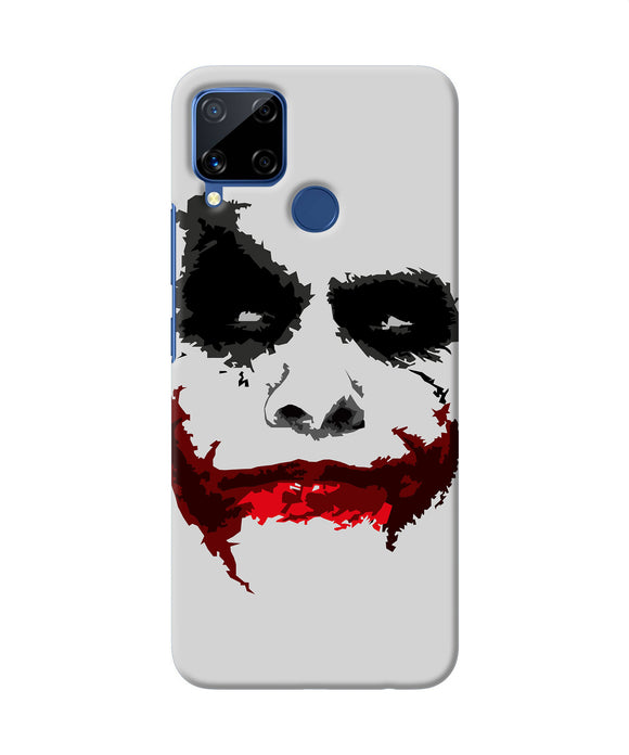 Joker Dark Knight Red Smile Realme C15 Back Cover