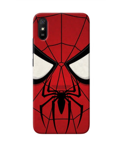 Spiderman Face Redmi 9A/9i Real 4D Back Cover
