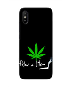 Weed Relax Quote Redmi 9A/9i Real 4D Back Cover