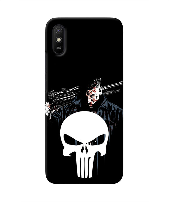 Punisher Character Redmi 9A/9i Real 4D Back Cover