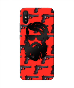 Rocky Bhai Beard Look Redmi 9A/9i Real 4D Back Cover