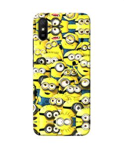 Minions Mini Crowd Redmi 9a / 9i Back Cover