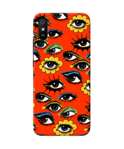 Abstract Eyes Pattern Redmi 9a / 9i Back Cover