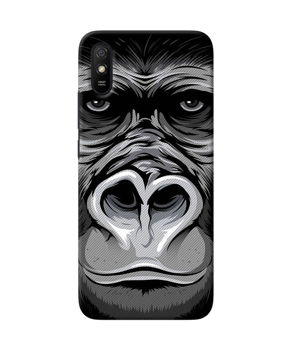 Black Chimpanzee Redmi 9a / 9i Back Cover