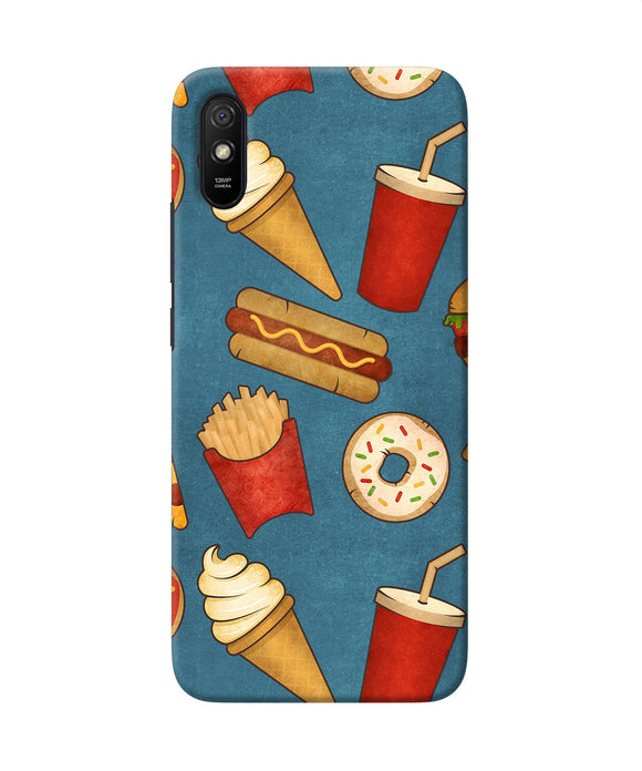 Abstract Food Print Redmi 9a / 9i Back Cover