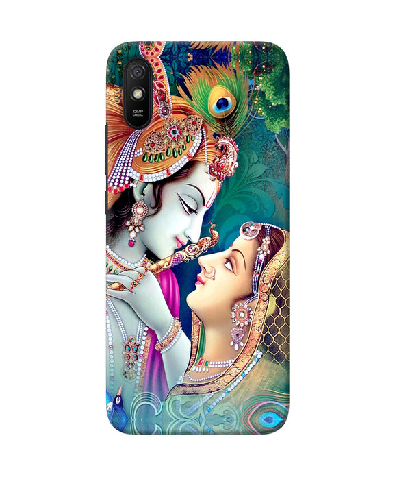 Lord Radha Krishna Paint Redmi 9a / 9i Back Cover