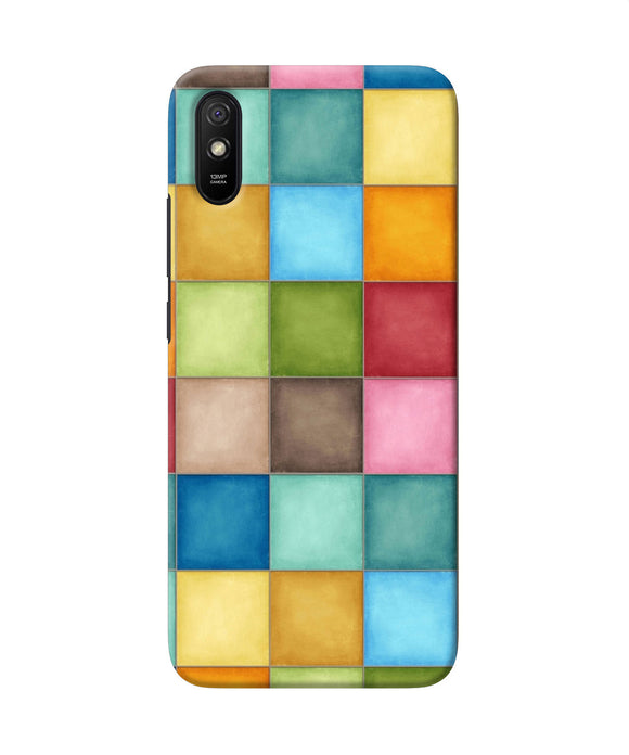 Abstract Colorful Squares Redmi 9a / 9i Back Cover