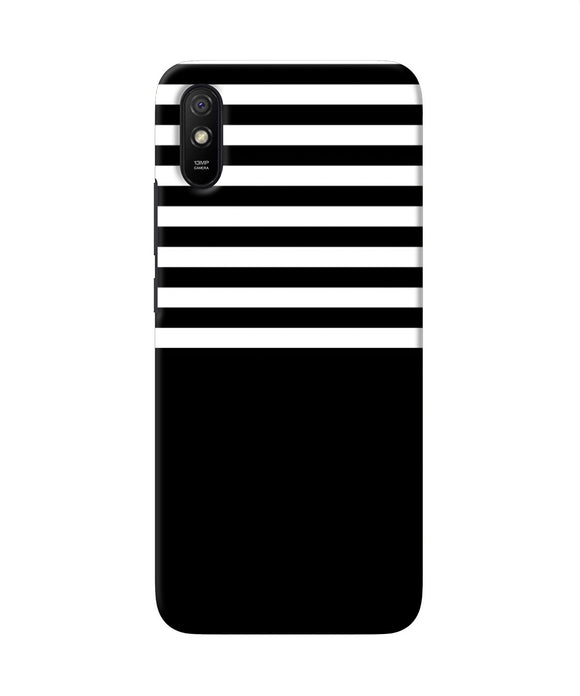 Black And White Print Redmi 9a / 9i Back Cover