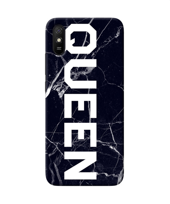 Queen Marble Text Redmi 9a / 9i Back Cover