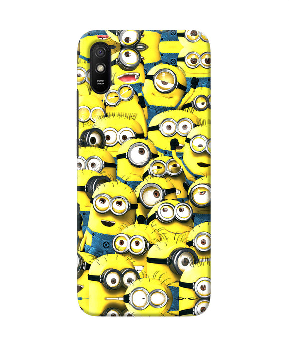 Minions Mini Crowd Redmi 9a / 9i Back Cover