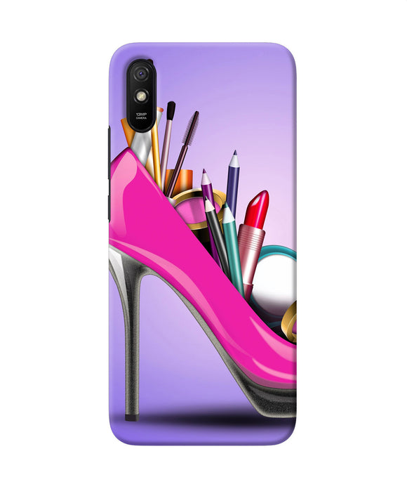 Makeup Heel Shoe Redmi 9a / 9i Back Cover