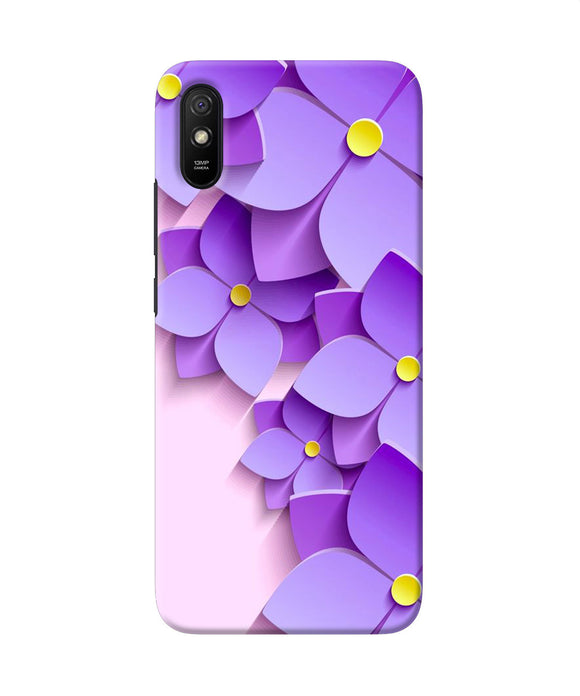 Violet Flower Craft Redmi 9a / 9i Back Cover