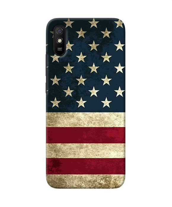 Vintage Us Flag Redmi 9a / 9i Back Cover