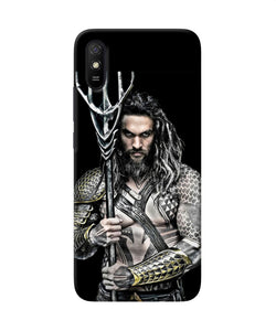 Aquaman Trident Black Redmi 9a / 9i Back Cover