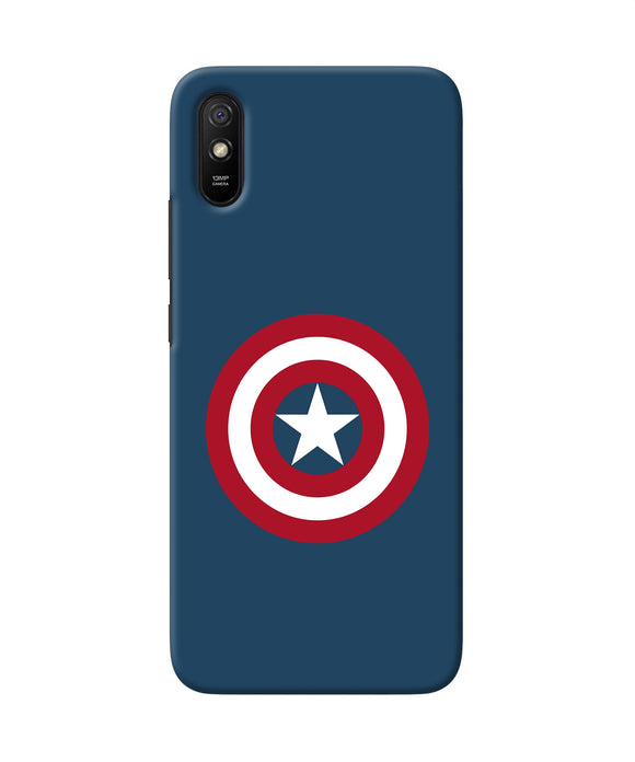 Captain America Logo Redmi 9a / 9i Back Cover