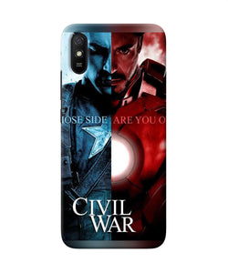 Civil War Redmi 9a / 9i Back Cover