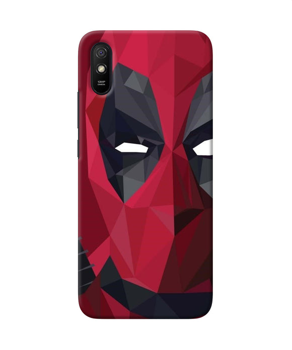 Abstract Deadpool Half Mask Redmi 9a / 9i Back Cover