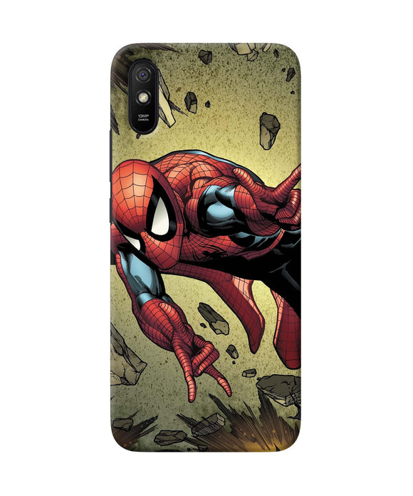 Spiderman On Sky Redmi 9a / 9i Back Cover