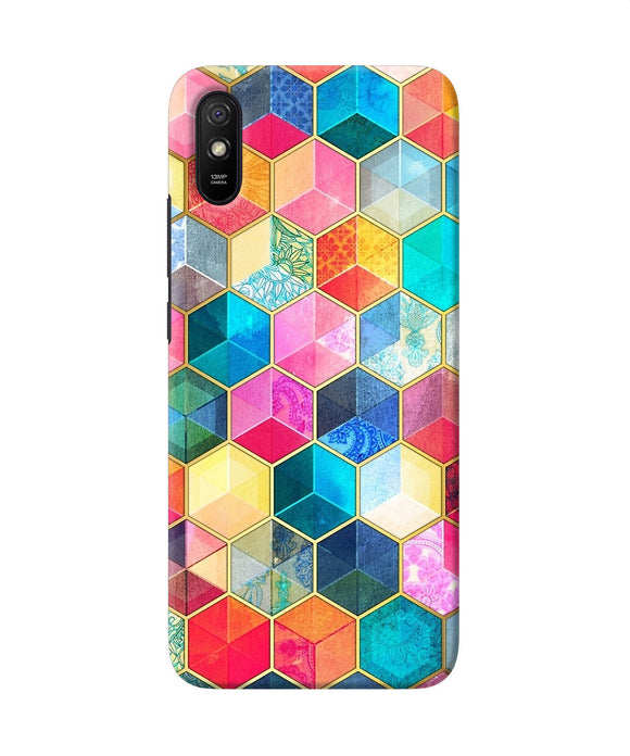 Abstract Color Box Redmi 9a / 9i Back Cover