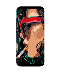 Smoking Girl Redmi 9a / 9i Back Cover