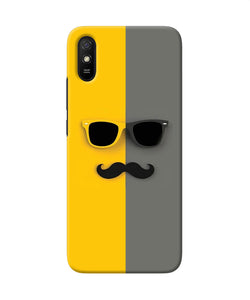 Mustache Glass Redmi 9a 9i Back Cover Case Online at Best Price