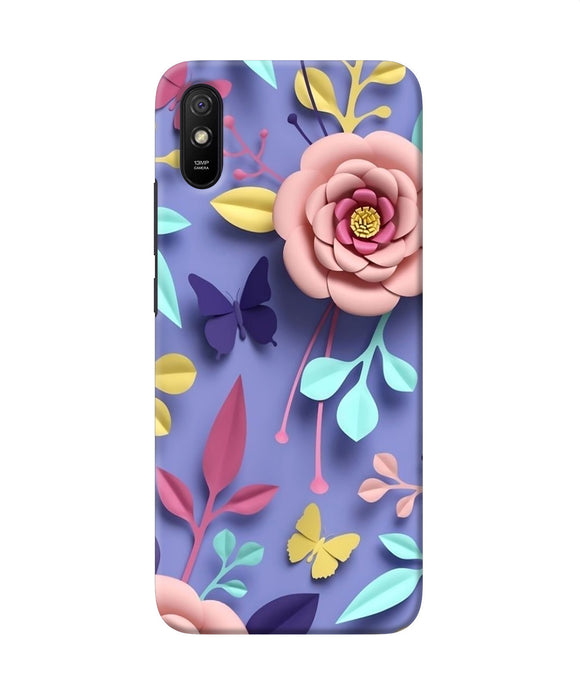 Flower Canvas Redmi 9a / 9i Back Cover