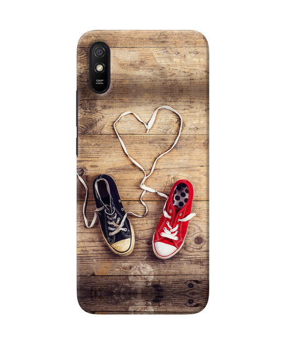 Shoelace Heart Redmi 9a / 9i Back Cover