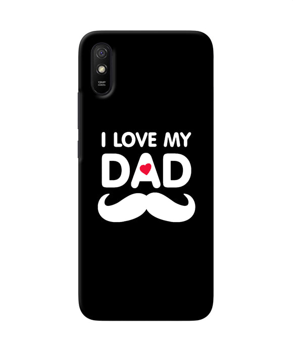 I Love My Dad Mustache Redmi 9a / 9i Back Cover