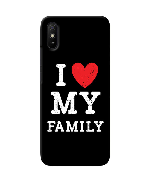 I Love My Family Redmi 9a / 9i Back Cover