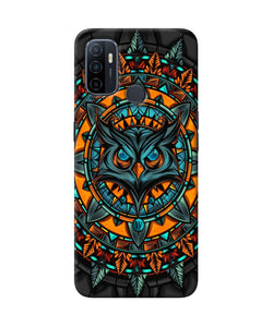 Angry Owl Art Oppo A53 2020 Back Cover