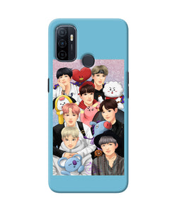 BTS with animals Oppo A53 2020 Back Cover