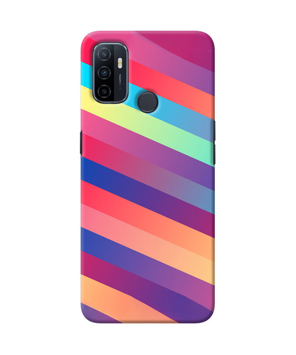 Stripes color Oppo A53 2020 Back Cover