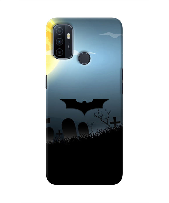 Batman Scary cemetry Oppo A53 2020 Real 4D Back Cover