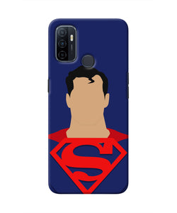 Superman Cape Oppo A53 2020 Real 4D Back Cover