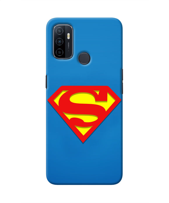 Superman Blue Oppo A53 2020 Real 4D Back Cover
