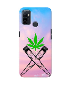 Weed Dreamy Oppo A53 2020 Real 4D Back Cover