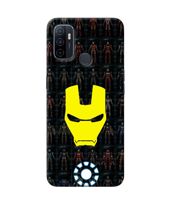 Iron Man Suit Oppo A53 2020 Real 4D Back Cover
