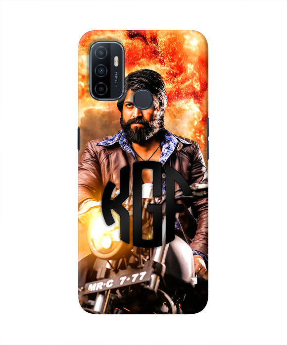 Rocky Bhai on Bike Oppo A53 2020 Real 4D Back Cover