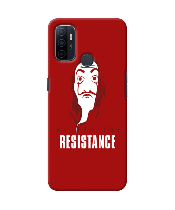 Money Heist Resistance Quote Oppo A53 2020 Back Cover