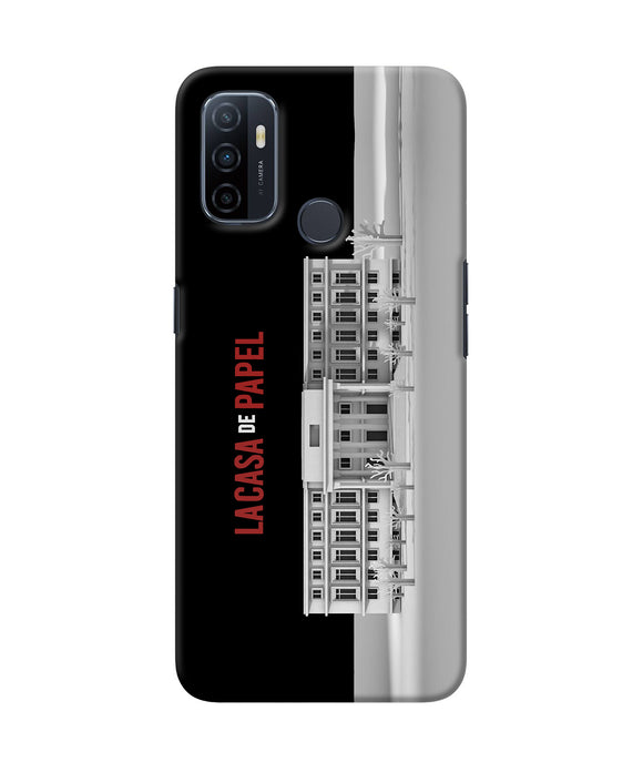 Money Heist Bank Of Spain Oppo A53 2020 Back Cover