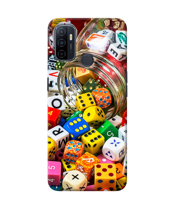 Colorful Dice Oppo A53 2020 Back Cover