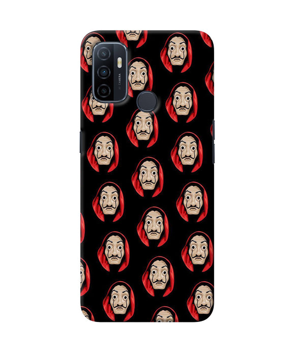 Money Heist Mask Oppo A53 2020 Back Cover