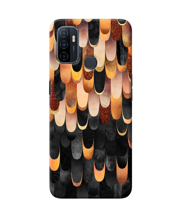 Abstract Wooden Rug Oppo A53 2020 Back Cover