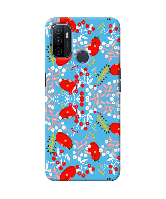 Small Red Animation Pattern Oppo A53 2020 Back Cover