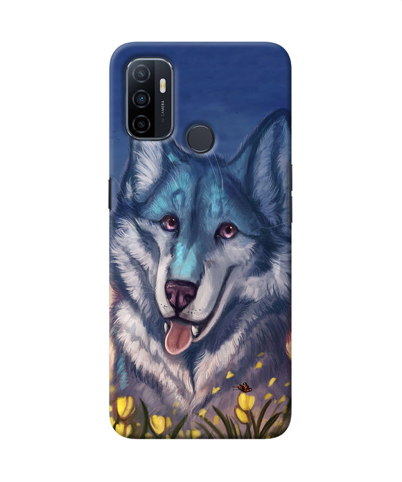 Cute Wolf Oppo A53 2020 Back Cover