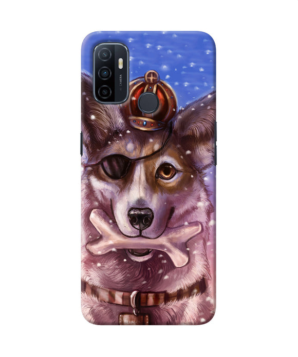 Pirate Wolf Oppo A53 2020 Back Cover