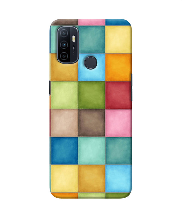 Abstract Colorful Squares Oppo A53 2020 Back Cover