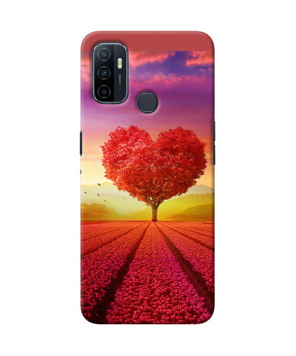 Natural Heart Tree Oppo A53 2020 Back Cover