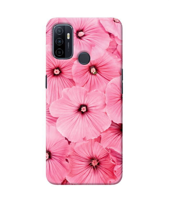 Pink Flowers Oppo A53 2020 Back Cover